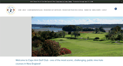 Desktop Screenshot of capeanngolf.com